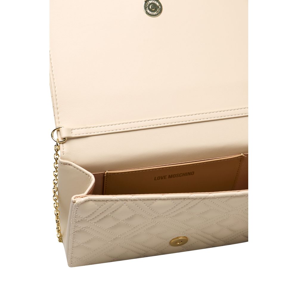 Beige Polyethylene Crossbody Bag - The Luxe Alliance