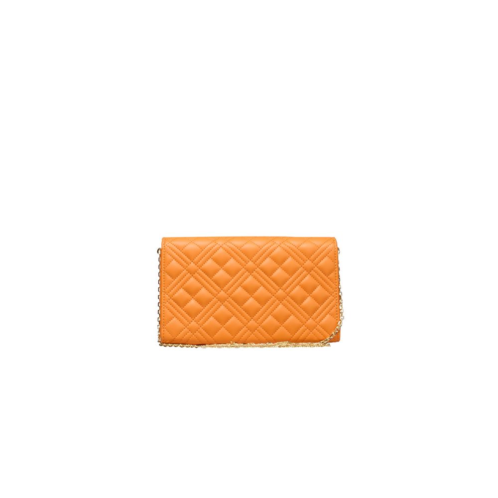 Orange Polyethylene Crossbody Bag - The Luxe Alliance