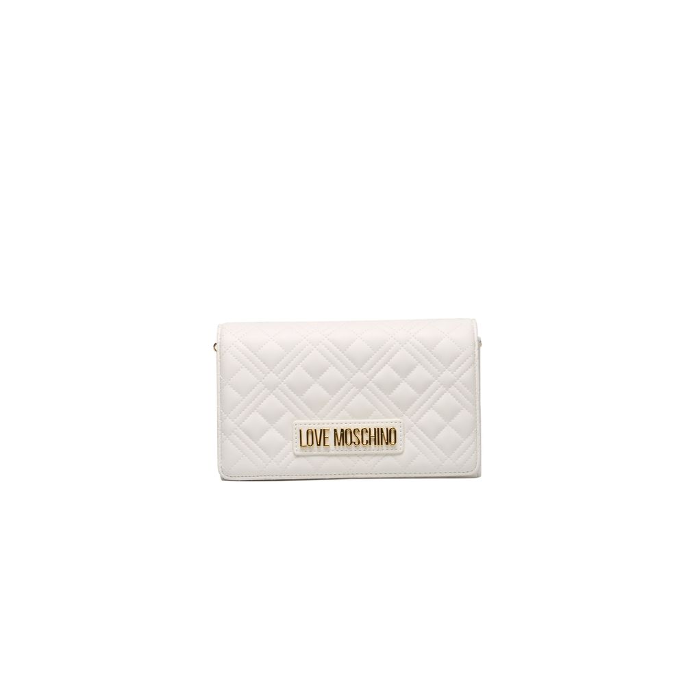  - White Polyethylene Crossbody Bag