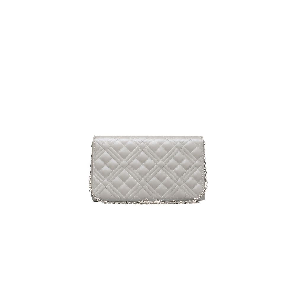 Silver Polyethylene Crossbody Bag - The Luxe Alliance