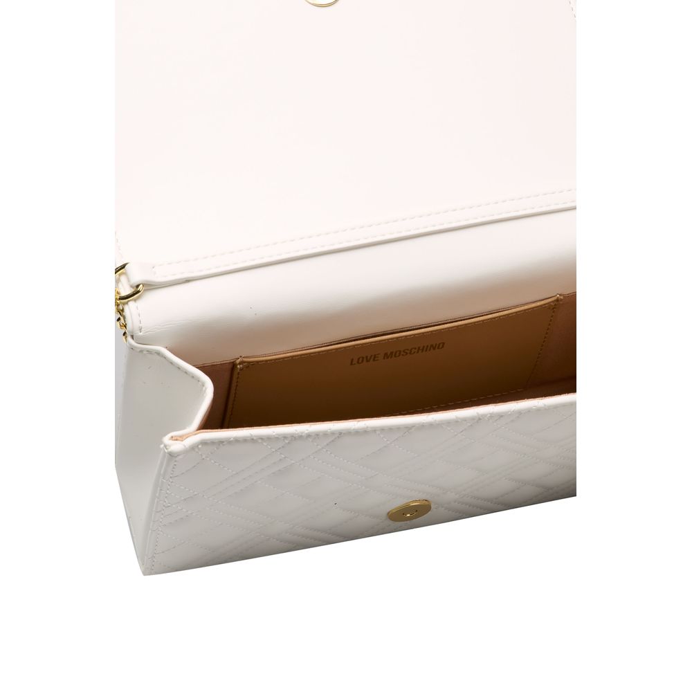  - White Polyethylene Crossbody Bag