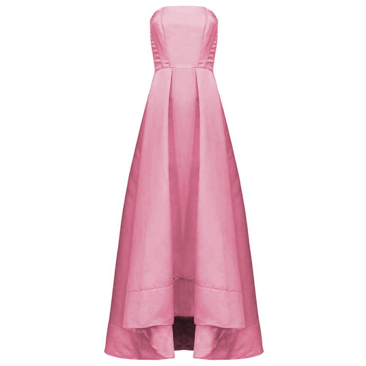 Pink Polyester Dress - The Luxe Alliance