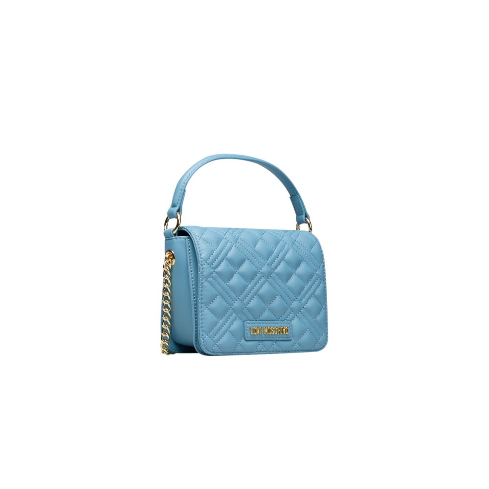 Light Blue Polyethylene Handbag - The Luxe Alliance