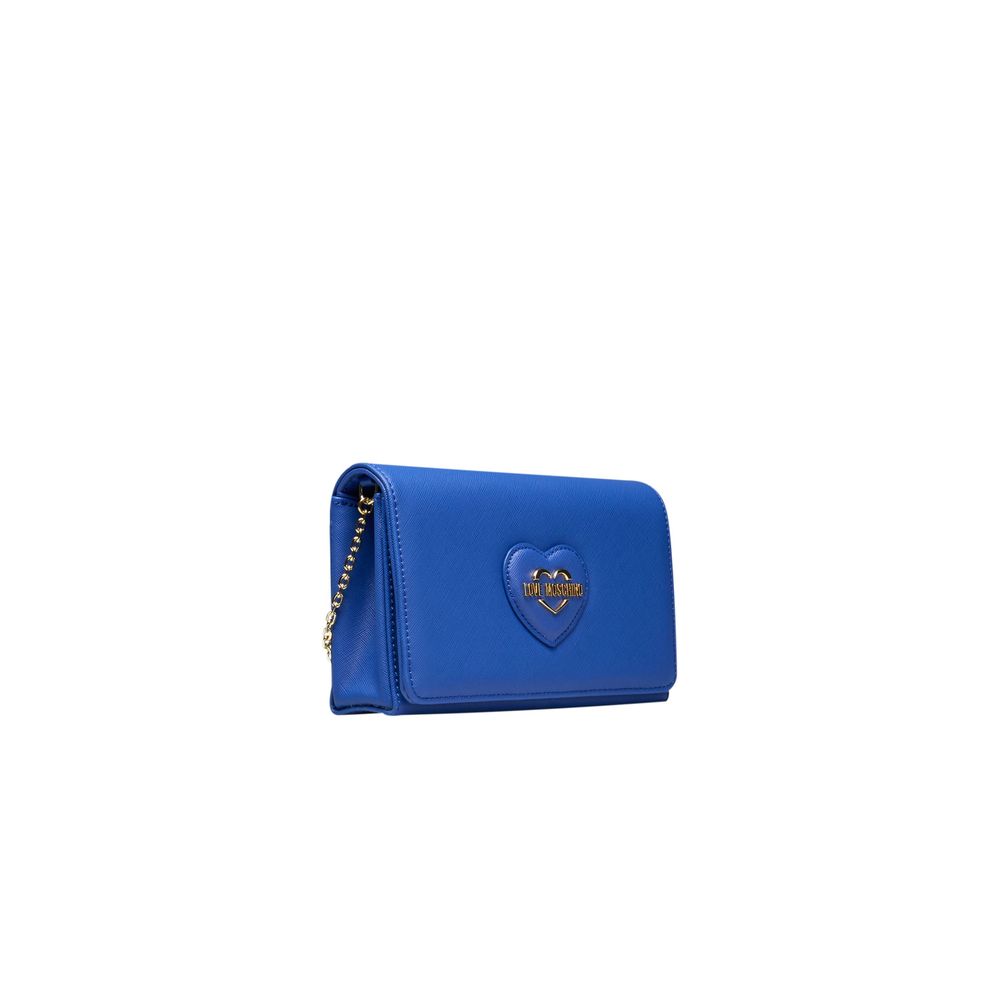 Blue Polyethylene Crossbody Bag - The Luxe Alliance