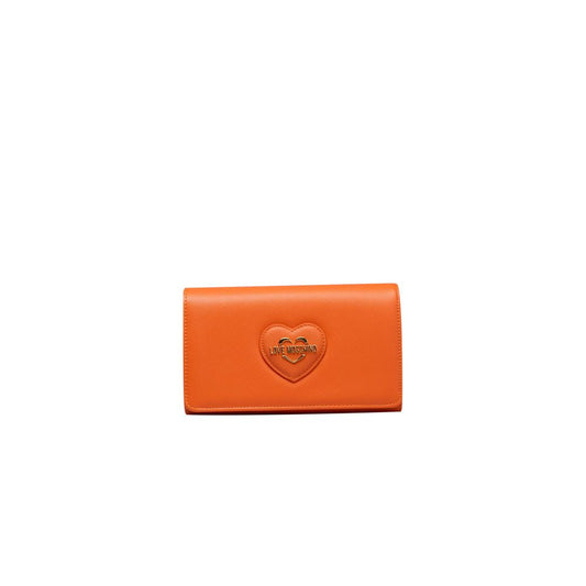 Orange Polyethylene Crossbody Bag - The Luxe Alliance