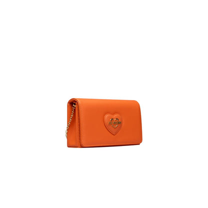 Orange Polyethylene Crossbody Bag - The Luxe Alliance