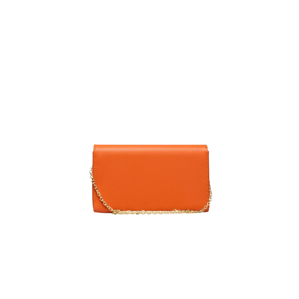 Orange Polyethylene Crossbody Bag - The Luxe Alliance