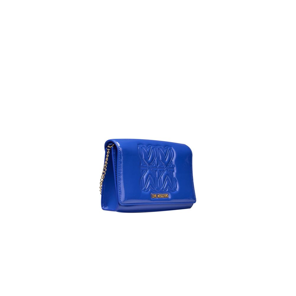 Blue Polyethylene Crossbody Bag - The Luxe Alliance