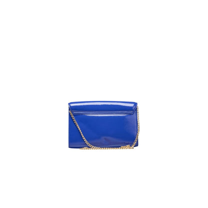 Blue Polyethylene Crossbody Bag - The Luxe Alliance