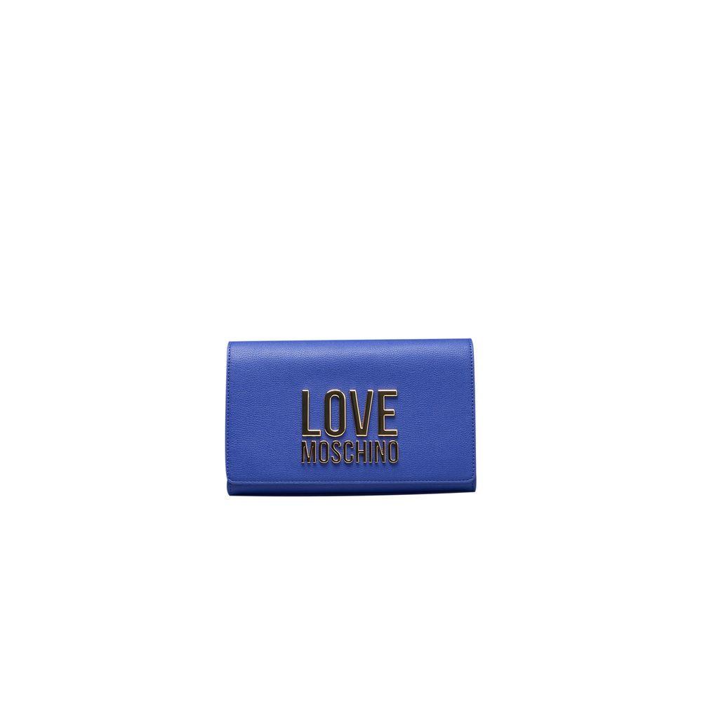 Blue Polyethylene Crossbody Bag - The Luxe Alliance