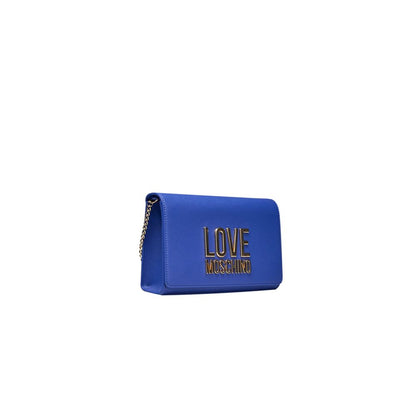 Blue Polyethylene Crossbody Bag - The Luxe Alliance