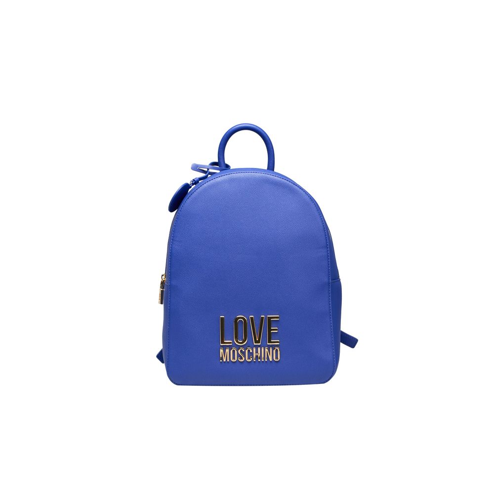 Blue Polyethylene Backpack