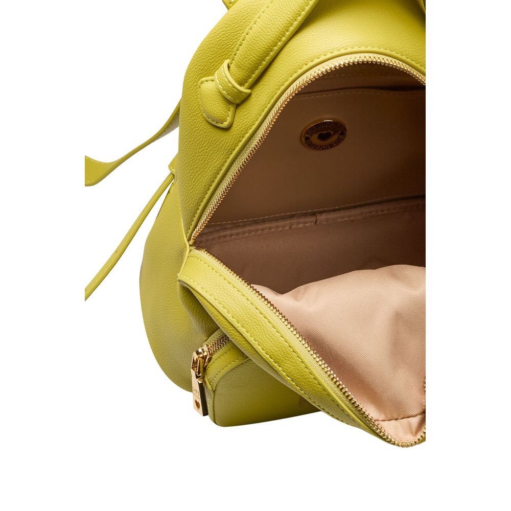 Yellow Polyethylene Backpack