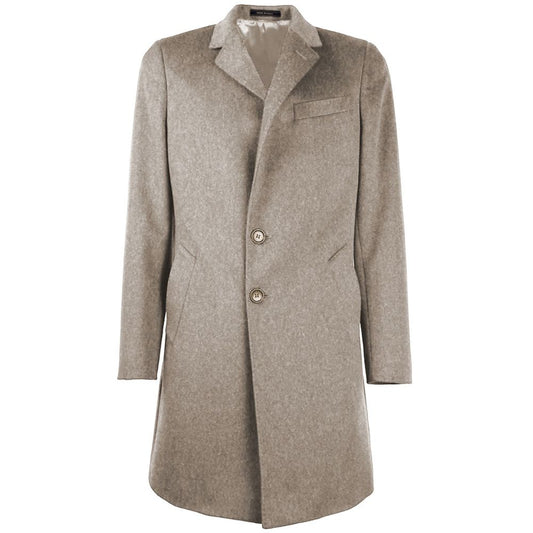 Beige Wool Vergine Jacket - The Luxe Alliance