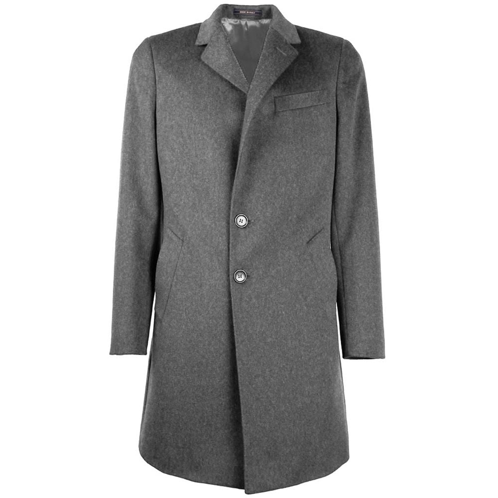 Gray Wool Vergine Jacket - The Luxe Alliance