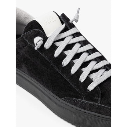  - Black Leather Scamociata Sneaker