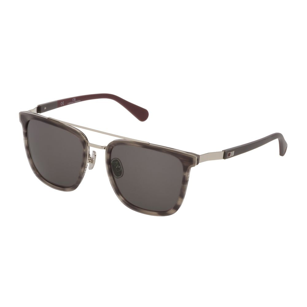  - Gray Acetate And Metal Sunglasses