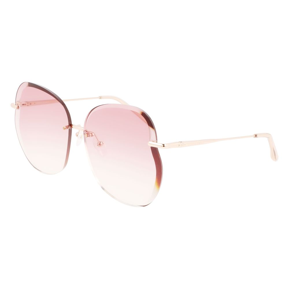  - Rose Gold Metal Sunglasses