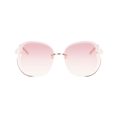  - Rose Gold Metal Sunglasses