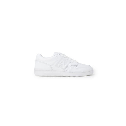 White Synthetic Leather Sneaker - The Luxe Alliance