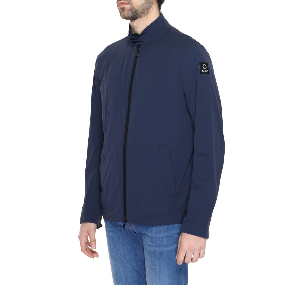 Blue Nylon Jacket - The Luxe Alliance