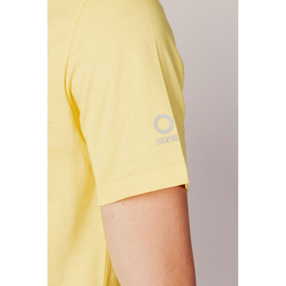 Yellow Cotton T-Shirt - The Luxe Alliance