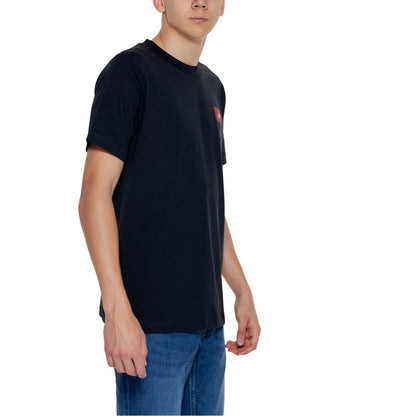 Black Cotton T-Shirt - The Luxe Alliance