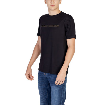 Black Cotton T-Shirt - The Luxe Alliance