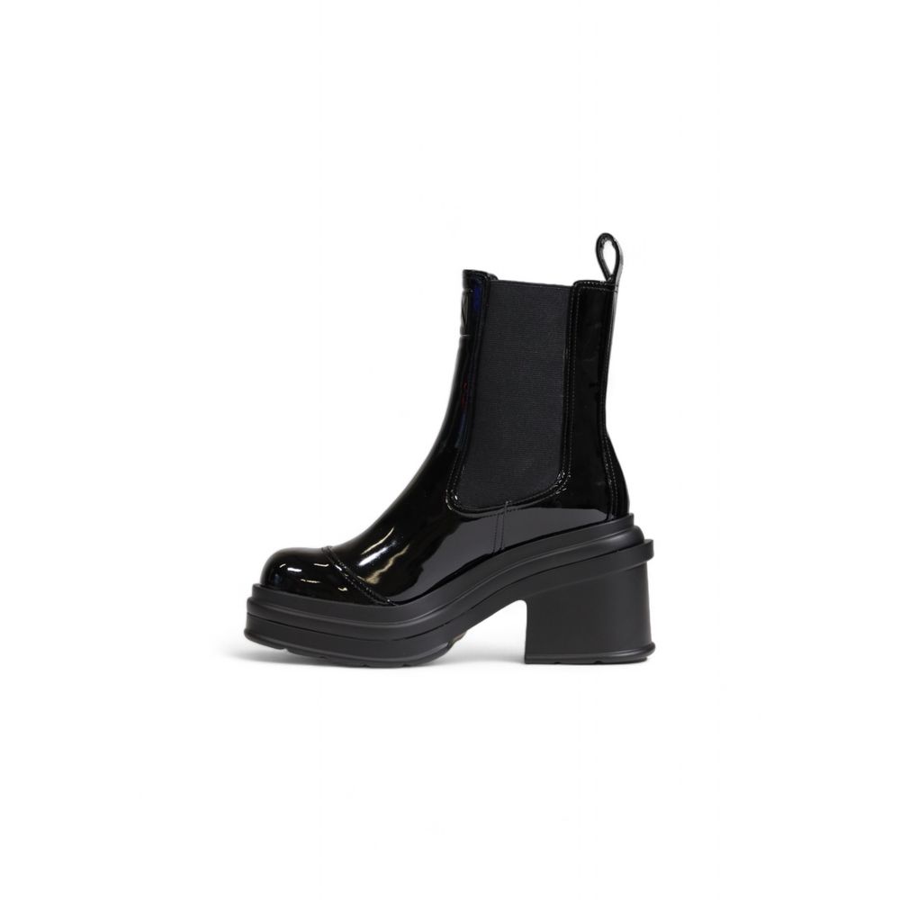 Black Polyester Boot - The Luxe Alliance