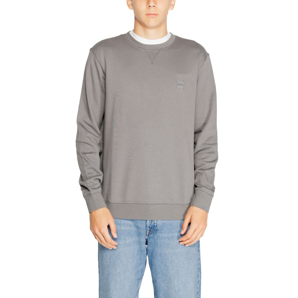 Gray Cotton Sweater - The Luxe Alliance