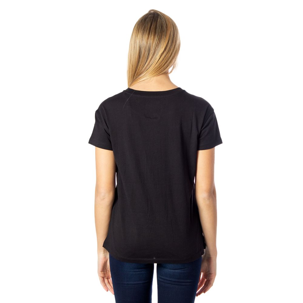 Black Cotton Tops & T-Shirt - The Luxe Alliance