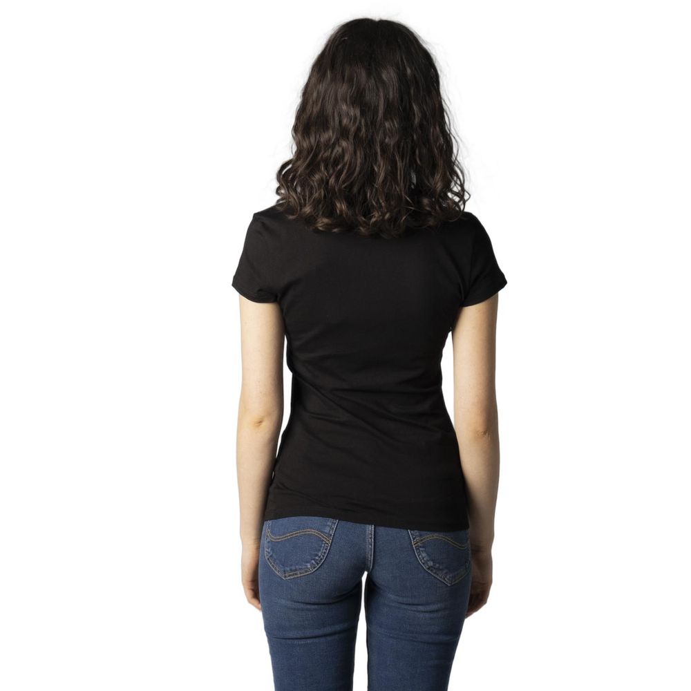 Black Cotton Tops & T-Shirt