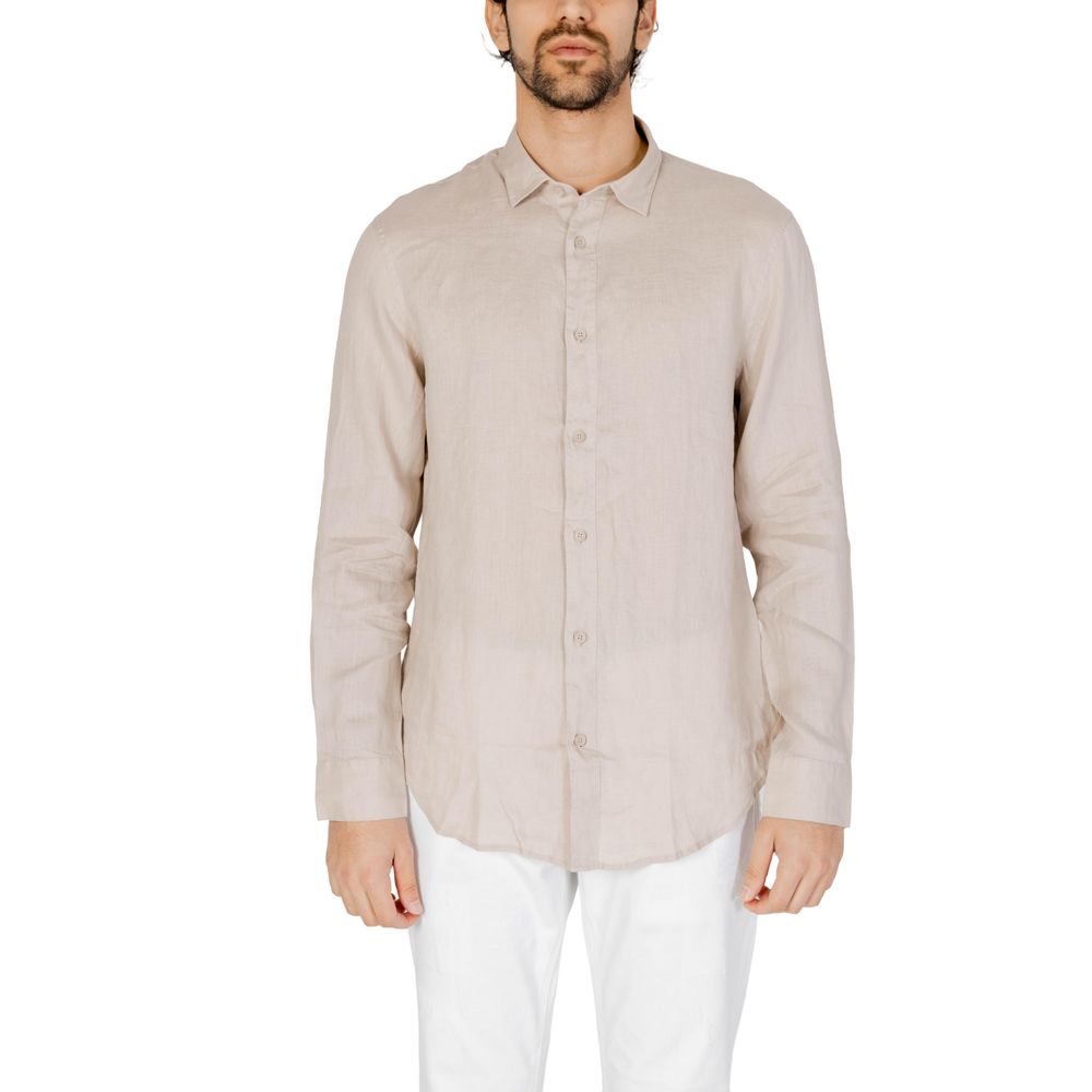 Beige Linen Shirt - The Luxe Alliance