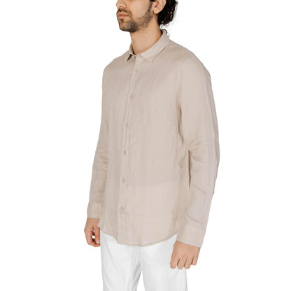 Beige Linen Shirt - The Luxe Alliance