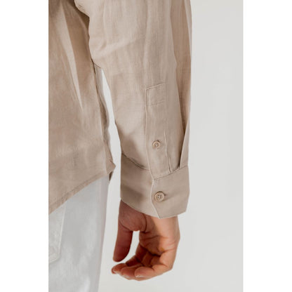 Beige Linen Shirt - The Luxe Alliance