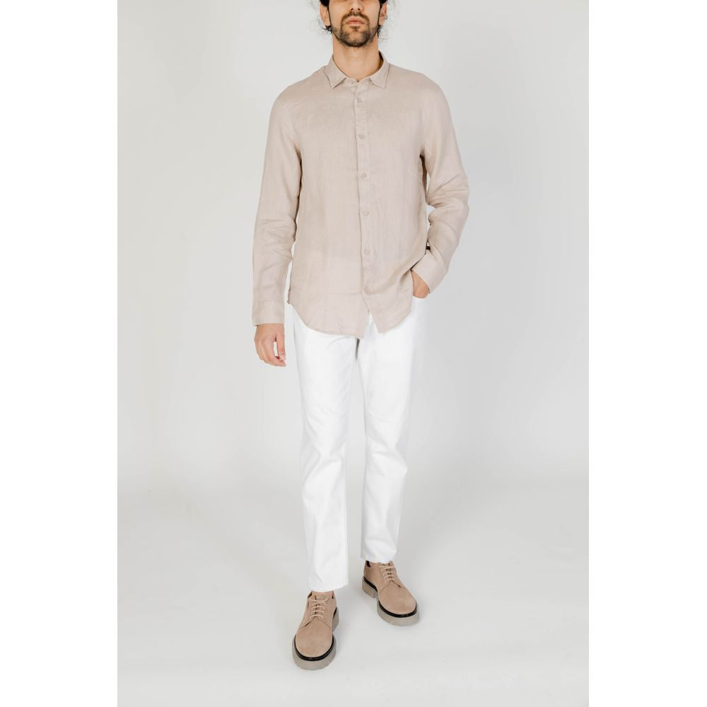 Beige Linen Shirt - The Luxe Alliance