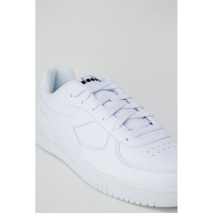  - White Synthetic Leather Sneaker