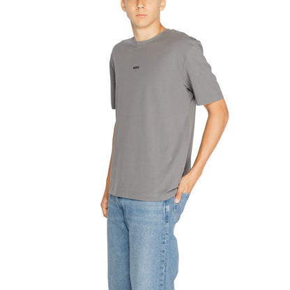  - Gray Cotton T-Shirt