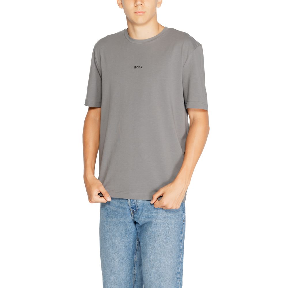  - Gray Cotton T-Shirt