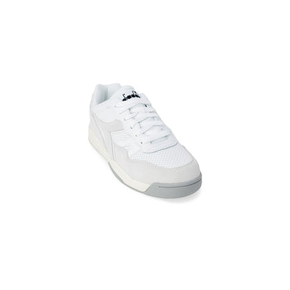  - White Synthetic Leather Sneaker