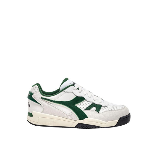  - Green Synthetic Leather Sneaker