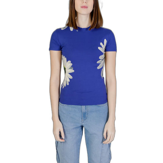  - Blue Viscose Tops & T-Shirt