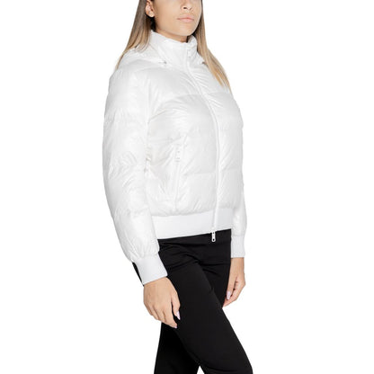 White Polyamide Jackets & Coat - The Luxe Alliance