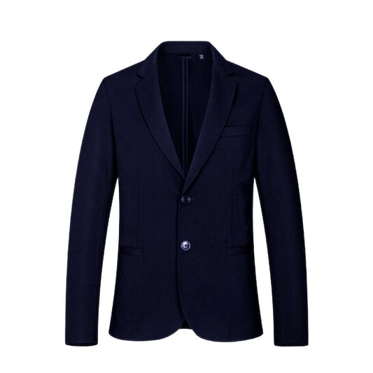 Blue Viscose Blazer - The Luxe Alliance