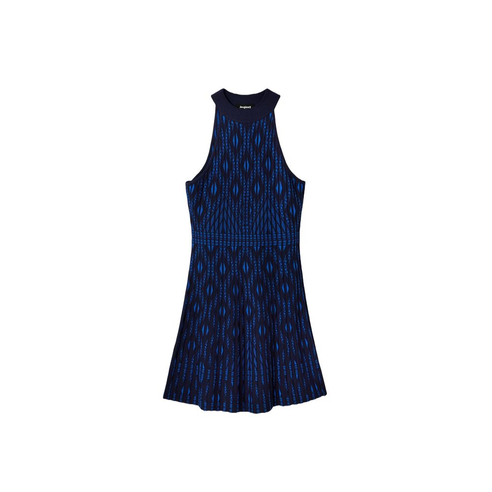  - Blue Viscose Dress