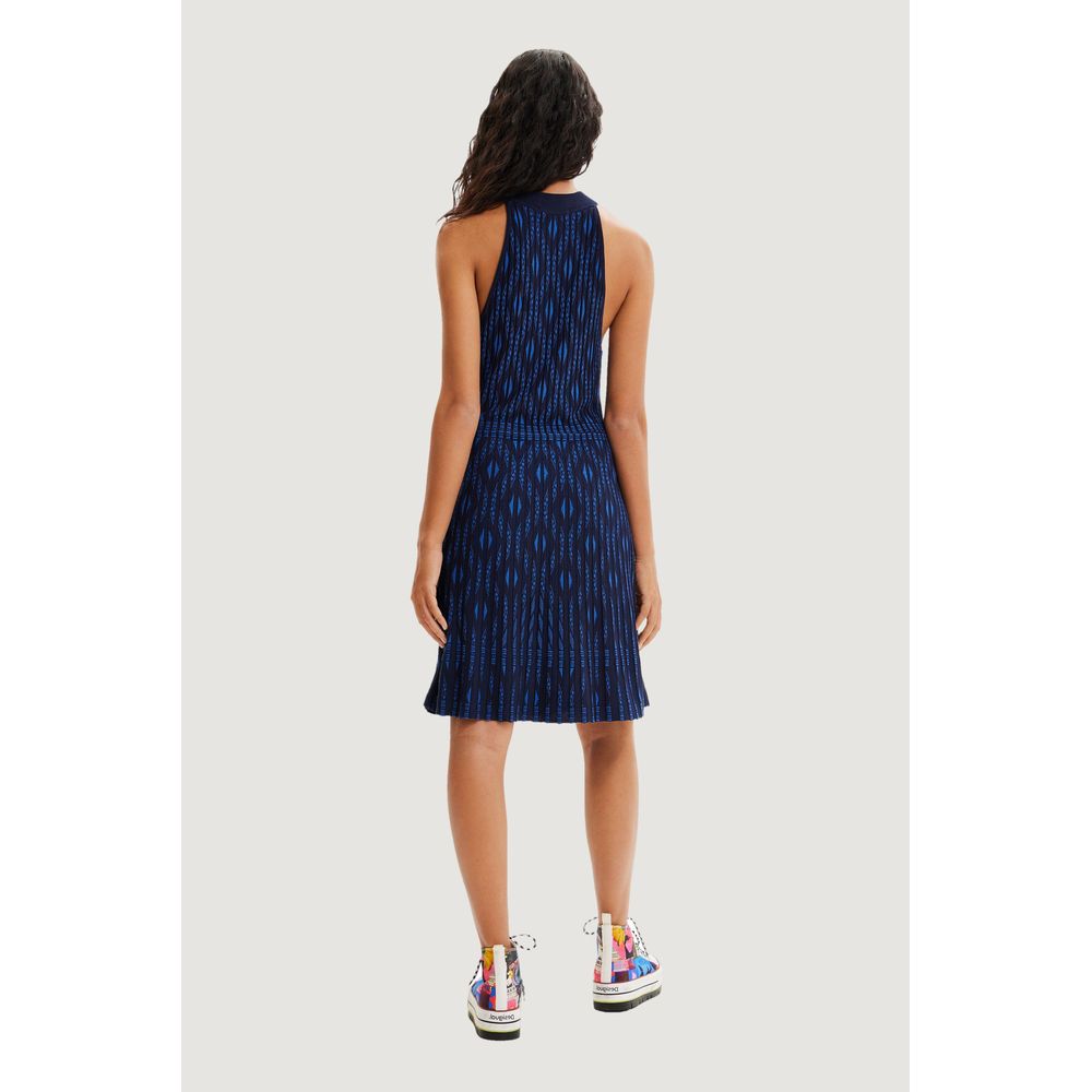  - Blue Viscose Dress