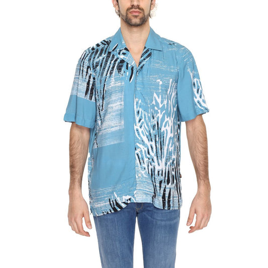  - Blue Viscose Shirt