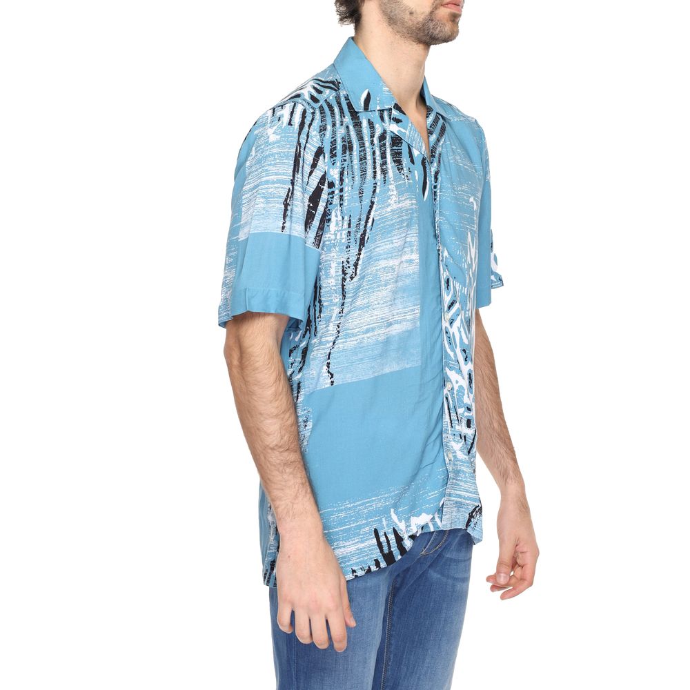  - Blue Viscose Shirt