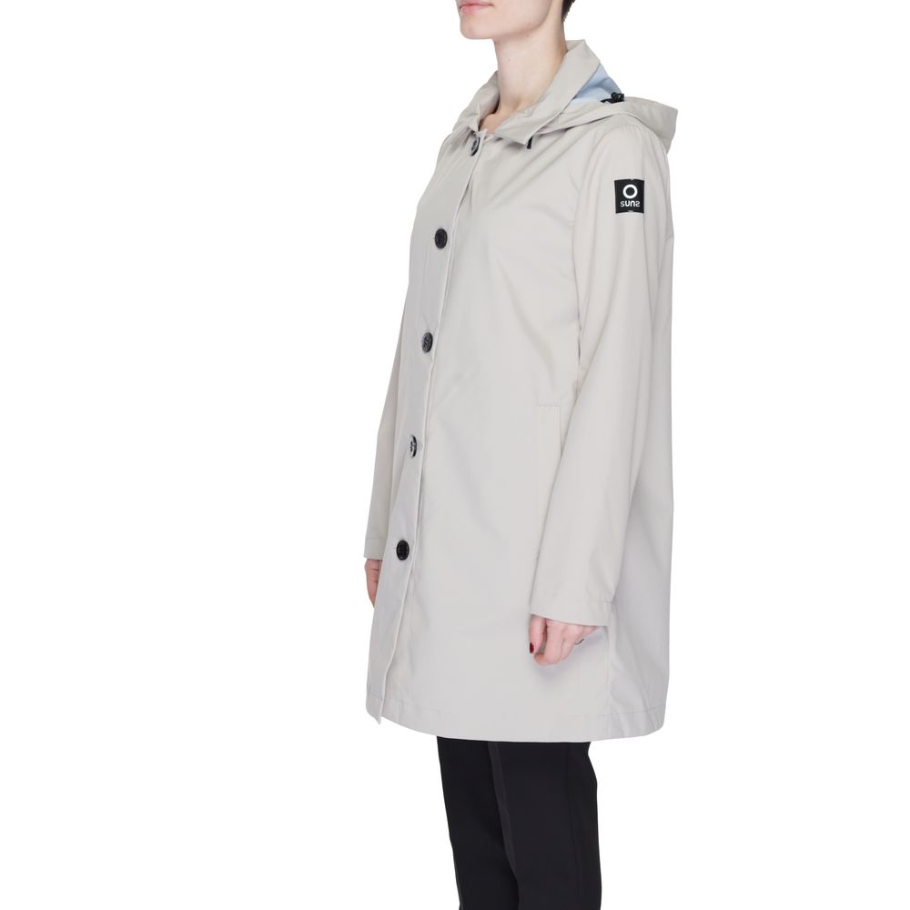  - Beige Polyester Jackets & Coat