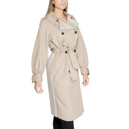  - Beige Cotton Jackets & Coat